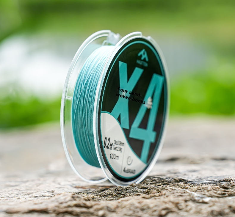 Lure Long Casting 4 Strands PE Line Micro Fishing Line 0.2 Line Dyneema Braided Fishing Line Main Fishing Line