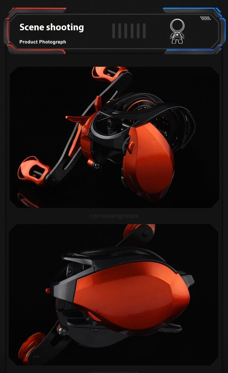Long Casting Lure Baitcasting Reel Wholesale 7+1 Bearing 7.2:1 Gear Ratio Fishing Reel Micro Fishing Reel Sea Rod Reel