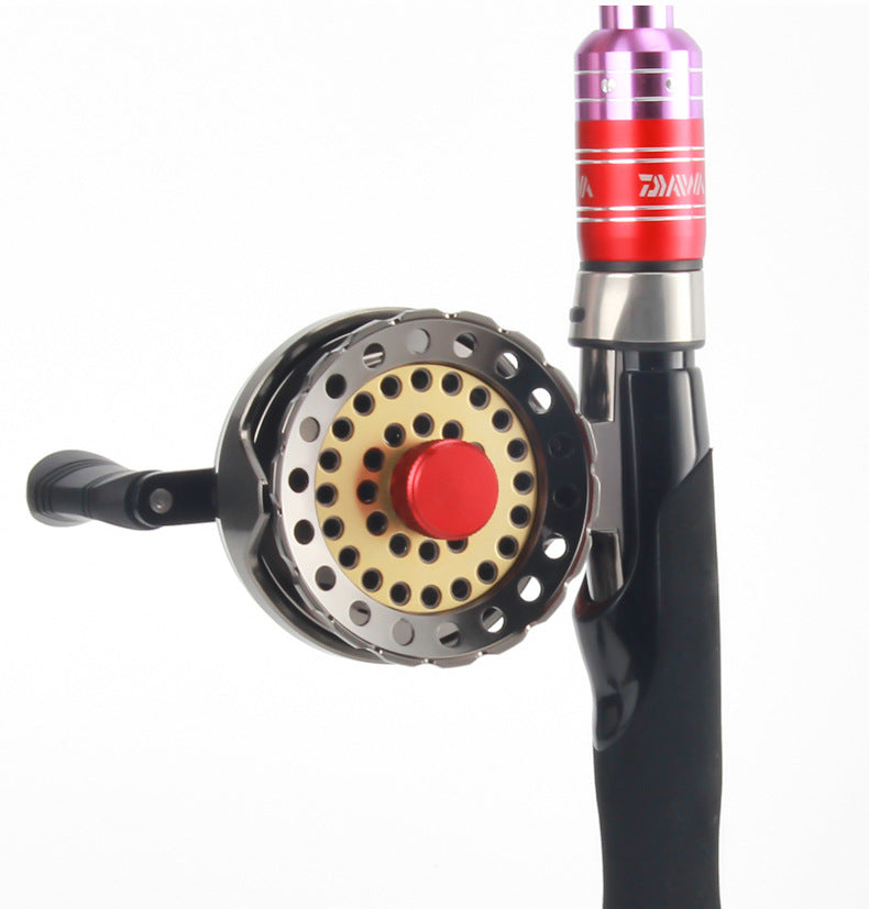 Full Metal Raft Fishing Reel One-Click Slow Descent Raft Reel Micro Lead Ice Fishing Reel Gap-Free Fishing Reel Wholesale Front Cast Reel