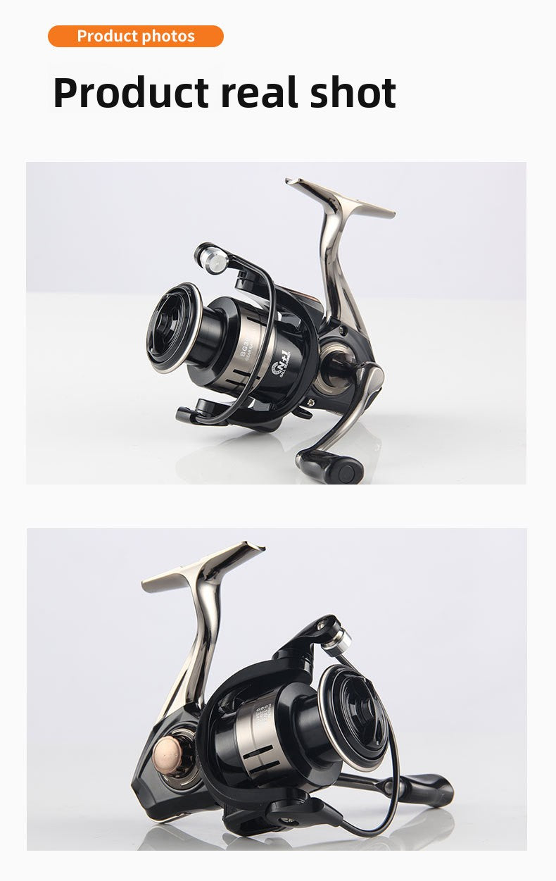All-metal gapless spinning wheel long-cast sea fishing throwing wheel anti-seawater fishing wheel large object wheel anchor fish wheel BG