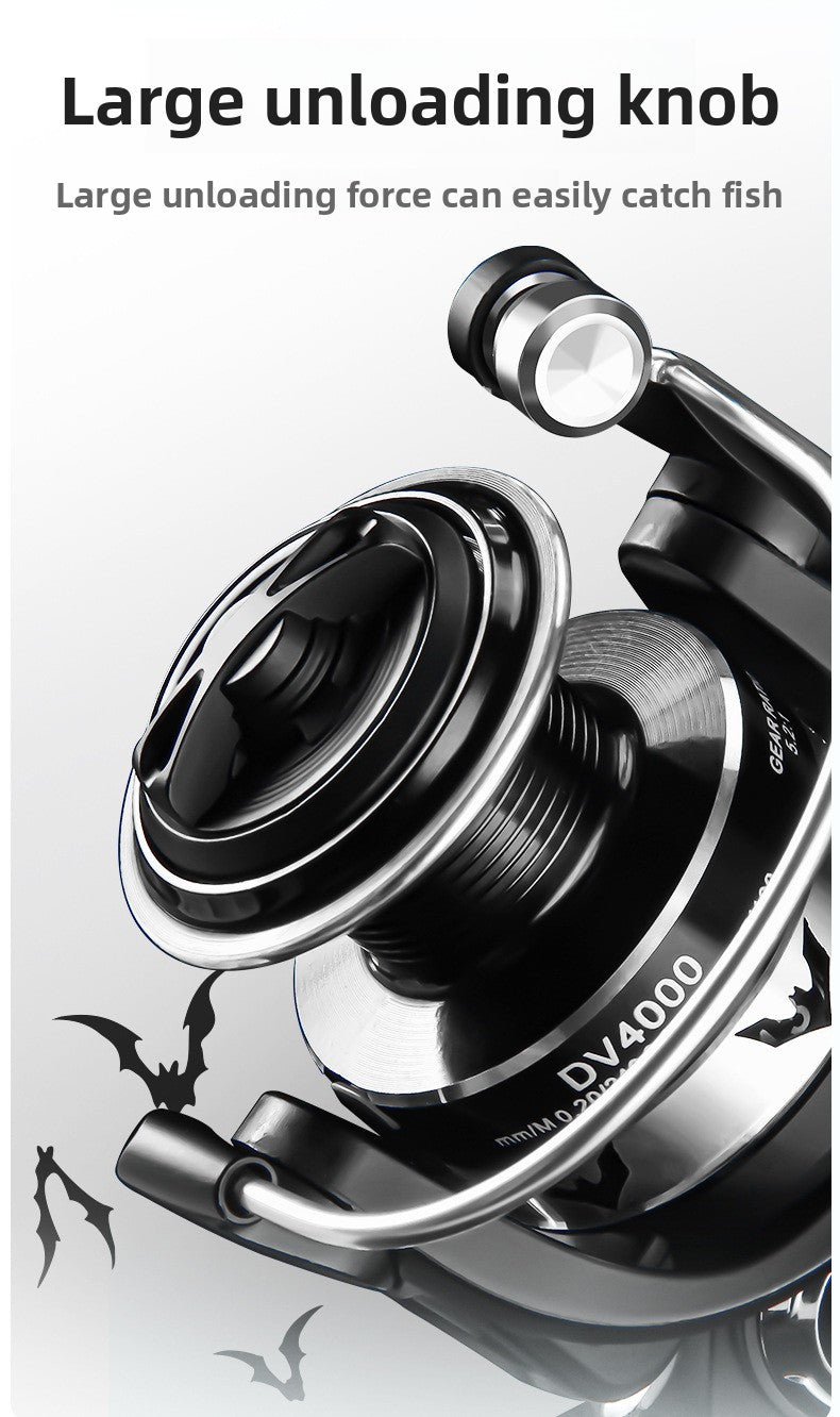 Full Metal Spinning Wheel Wholesale Fishing Wheel Deep Line Cup Lure Wheel Sea Rod Wheel Fish Wheel Anchor Fish Wheel Black Fishing Wheel DV