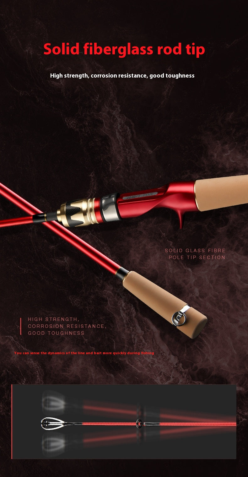 Offshore Boat Fishing Rod Long Casting Jigging Rod Carbon Fiber Sea Fishing Rod Fiberglass Fishing Rod One and a Half Sea Rod Squid Rod