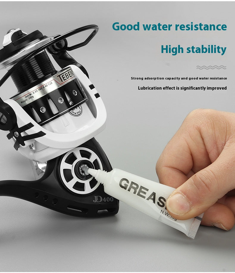 Fishing Reel Maintenance Grease 10g Spinning Reel Bearing Gear Lubricant Water Drop Reel Red Rod Maintenance Lubricant