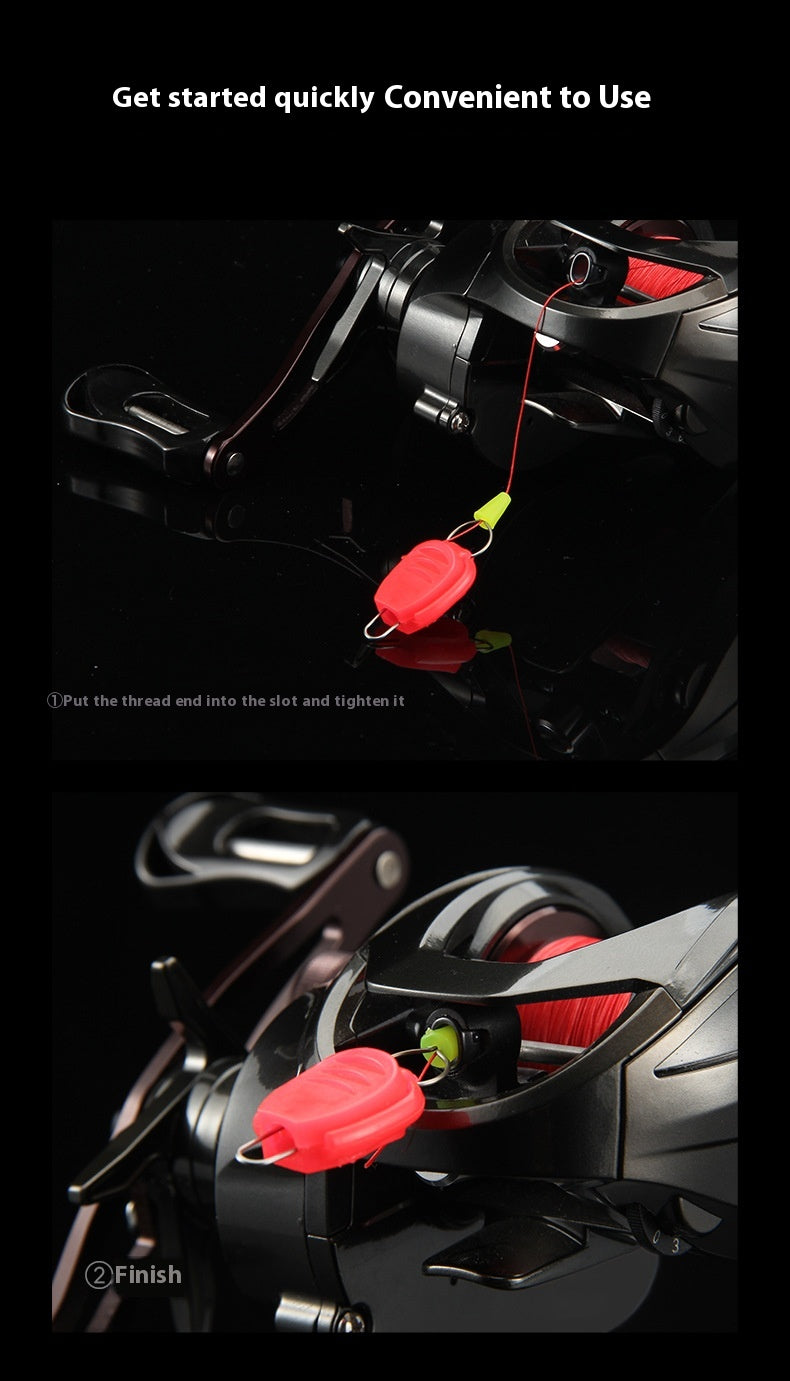 Water Drop Reel Line Stopper Line Stopper Lure Line Clip Small Accessories Wholesale with Silicone Cover 5 Colors