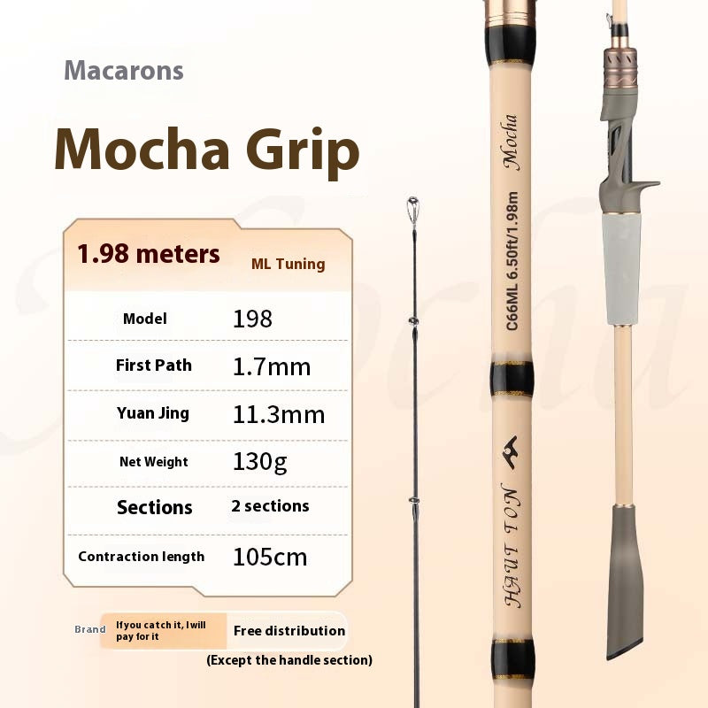 1.68m UL Micro Lure Rod 2.1m Universal Long Casting Fishing Rod Carbon EVA Handle Fishing Rod Black Rod