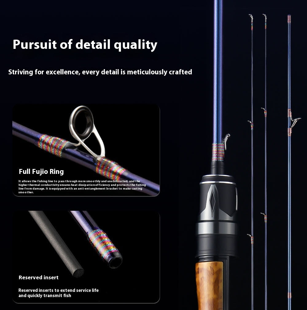 Jiannan Fishing Rod Wholesale UL Adjustable Micro Object Mouth Rod Full Set Fuji O Ring Fishing Rod Carbon Fishing Rod Wholesale