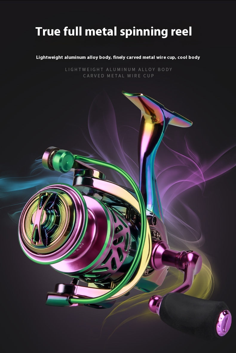 Spinning Reel Full Metal Fishing Reel Lure Blackfish Reel Sea Fishing Reel Sea Rod Reel Long Casting Reel Anchor Fishing Reel
