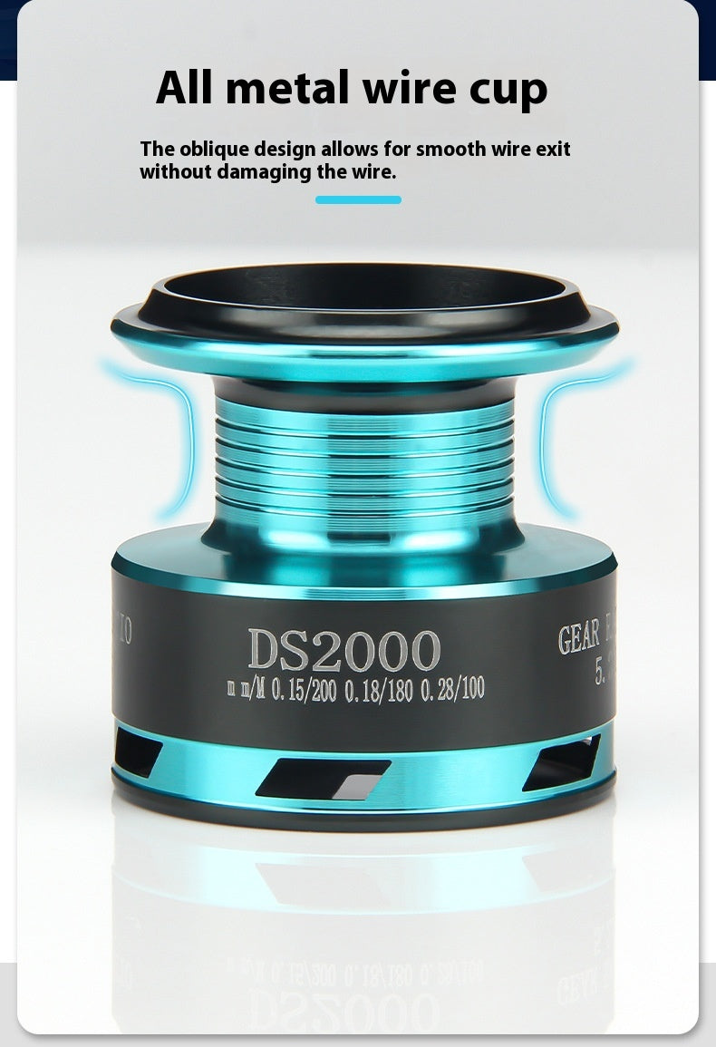 Spinning Reel Fishing Reel Full Metal Fishing Reel Lure Reel Stainless Steel Sea Rod Reel Genuine Fishing Line Reel Sea Fishing Reel DS