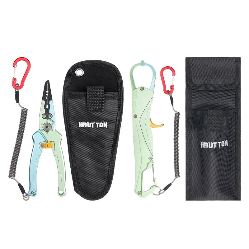 Lure Multi-Function Fish Control Device Lure Pliers Set Wholesale Portable Night Fishing Open Loop Line Cutter with Safety Rope