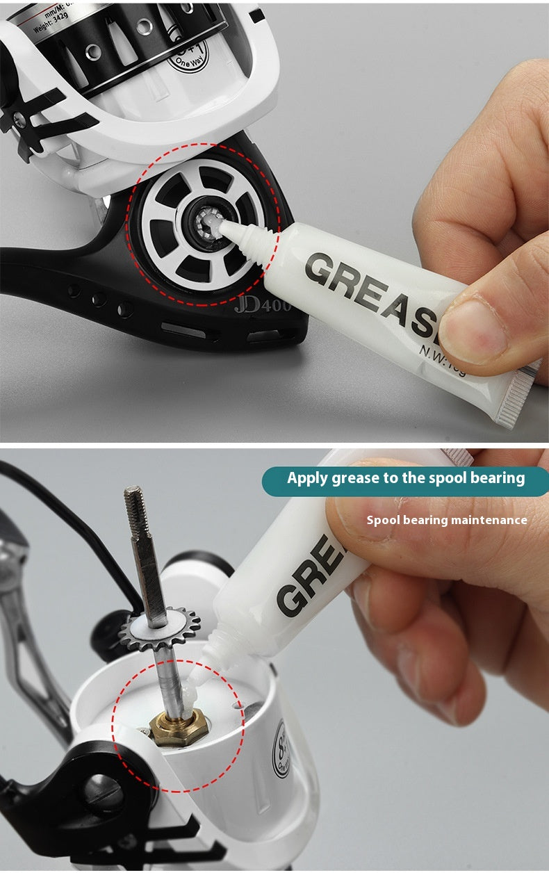 Fishing Reel Maintenance Grease 10g Spinning Reel Bearing Gear Lubricant Water Drop Reel Red Rod Maintenance Lubricant