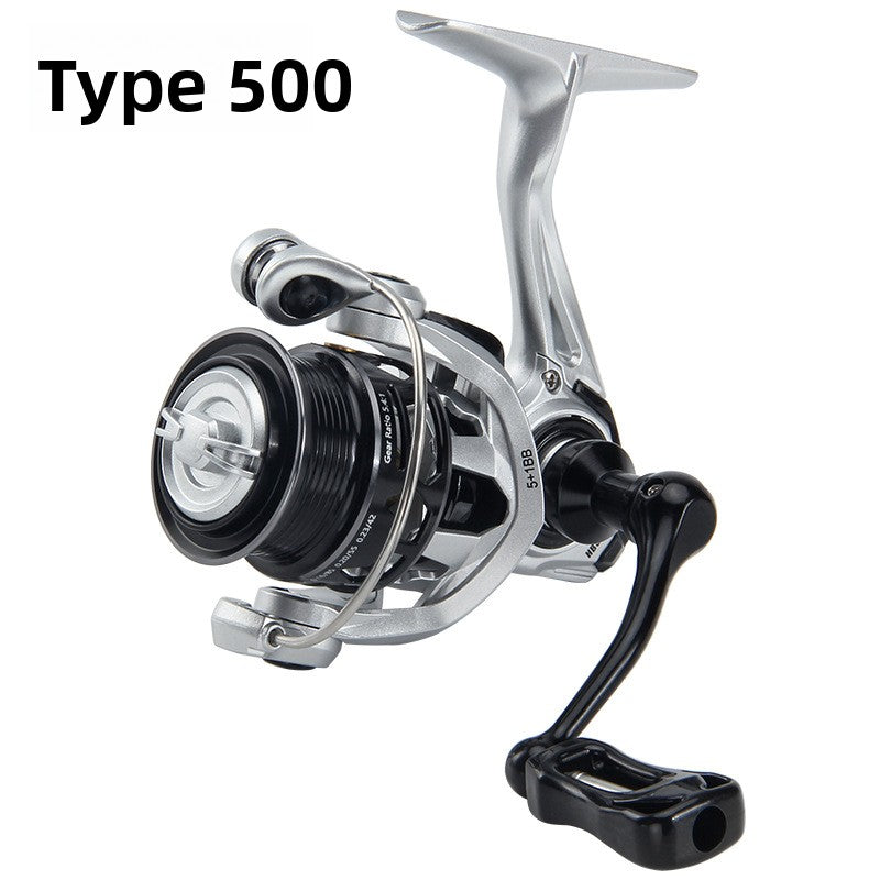 Carbon Micro Spinning Wheel 500 Model Fishing Reel 800 Lure Reel Wholesale Fishing Reel Gapless Fishing Line Reel HB