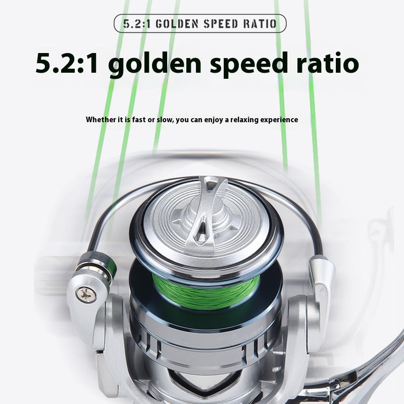Micro Fishing Reel Small Golf Lure Spinning Reel Wholesale 5.2:1 Speed Ratio 3 New Fishing Reel FY