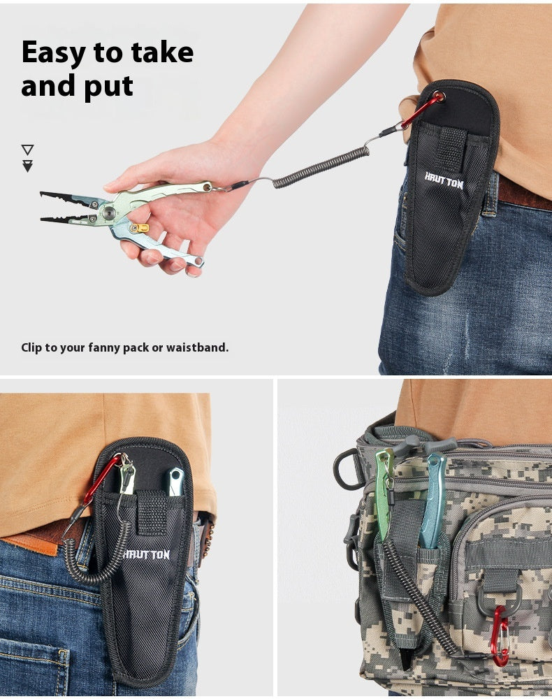 Lure Multi-Function Fish Control Device Lure Pliers Set Wholesale Portable Night Fishing Open Loop Line Cutter with Safety Rope