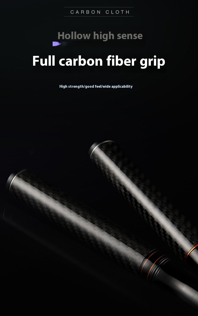 Full Fuji O-Ring Lure Rod Full Carbon Handle UL Adjustable Micro Bait Fishing Rod Sound Wheel Seat Cap Fishing Rod