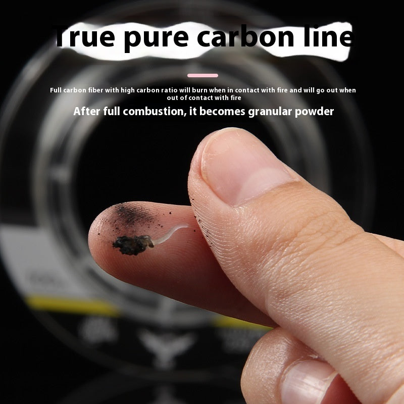 Leader Line Fishing Line Abrasion Resistant Lure Carbon Line Fishing Line Sub-line Japanese Original Silk Carbon Line Fishing Line Wholesale