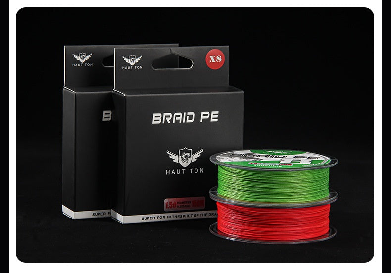 Fade-resistant 8-strand Long Casting PE Line Sub-line Fishing Line Main Line Big Fish Line Chinese Red Dali Horse Line Wholesale