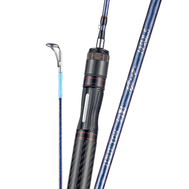 Full Fuji O-Ring Lure Rod Full Carbon Handle UL Adjustable Micro Bait Fishing Rod Sound Wheel Seat Cap Fishing Rod