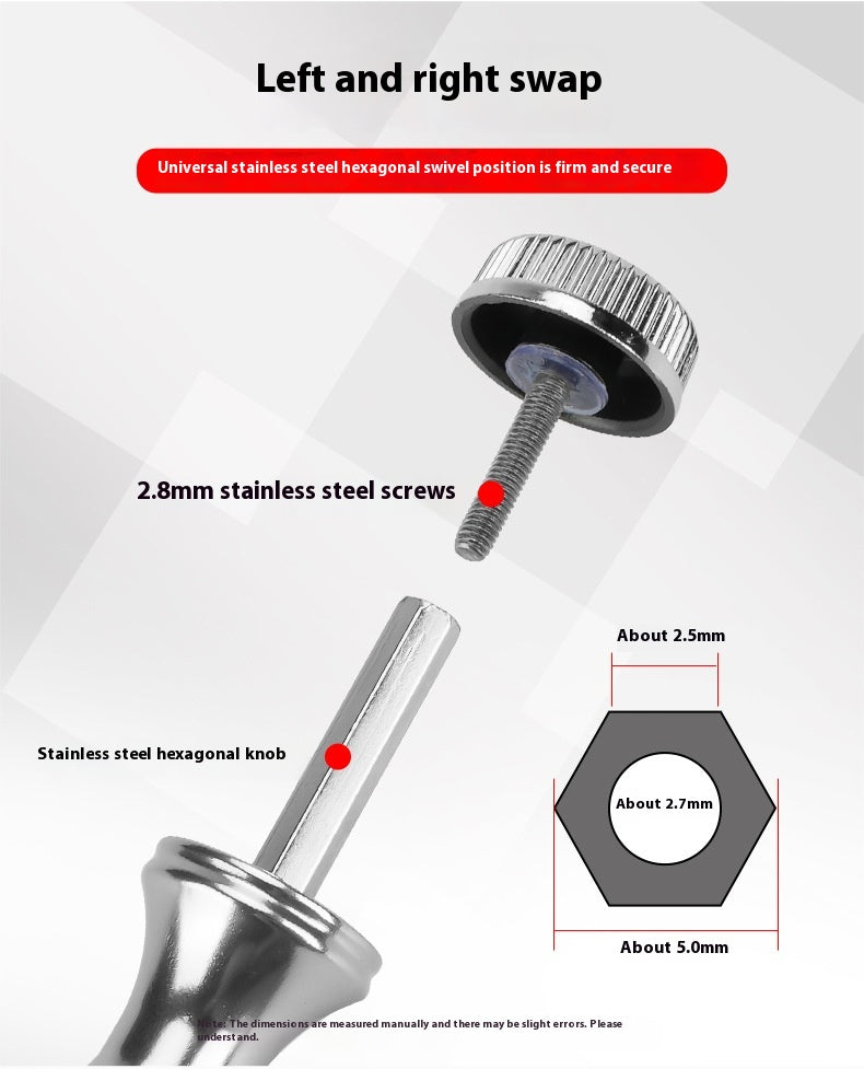 Wholesale Spinning Wheel Metal Crank Arm Metal Spherical Modified Crank Fishing Wheel Single Double Crank Accessories Grip Ball