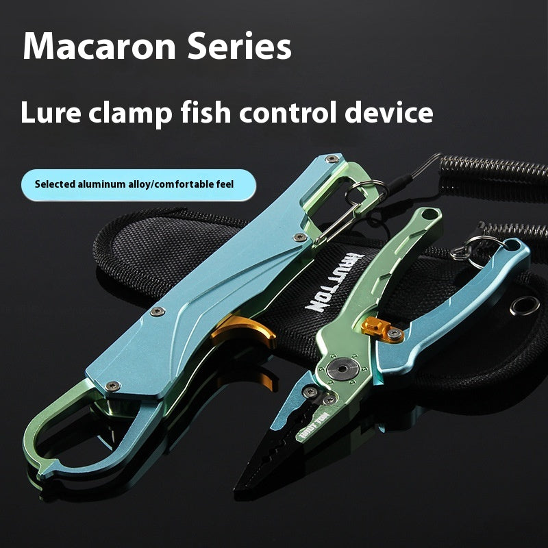 Lure Multi-Function Fish Control Device Lure Pliers Set Wholesale Portable Night Fishing Open Loop Line Cutter with Safety Rope