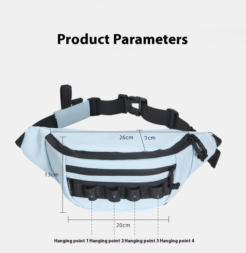 Multifunctional Lure Bag Wholesale Large Capacity Fishing Waist Bag Waterproof Crossbody Bag Lure Waist Bag Outdoor Bag