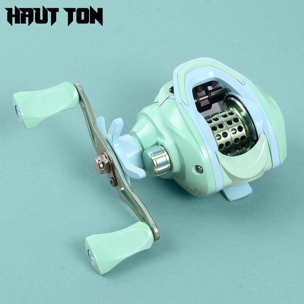 Water Drop Reel 5+1 NMB Sealed Bearing with Drag Alarm Fishing Reel 7.2:1 High Speed Ratio Fishing Reel CP
