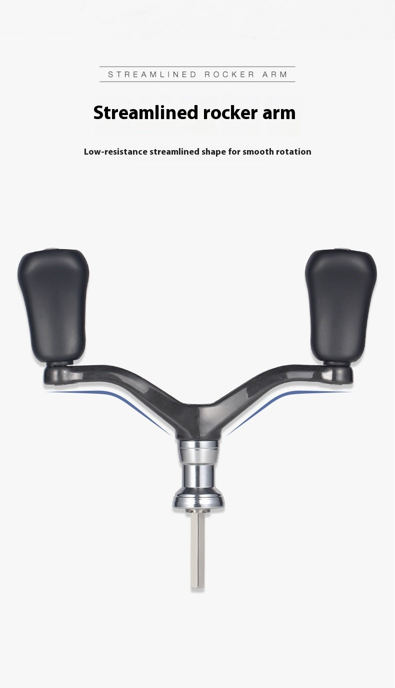 Carbon Spinning Wheel Single Handle Only 32g Four-Corner Double Handle 1000-4000 Model Universal Hexagonal Handle