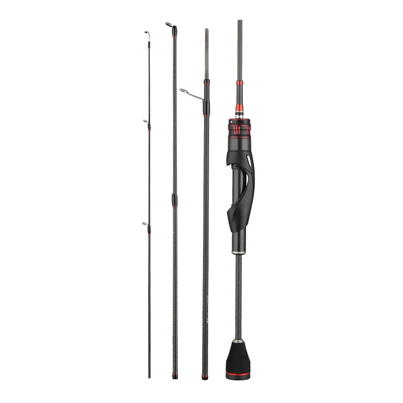 Full Set Fuji O-Ring Four-Section Micro Rod UL Ultra-Soft Multi-Section Lure Rod Teben Xiaosi Four-Mouth Rod 68g