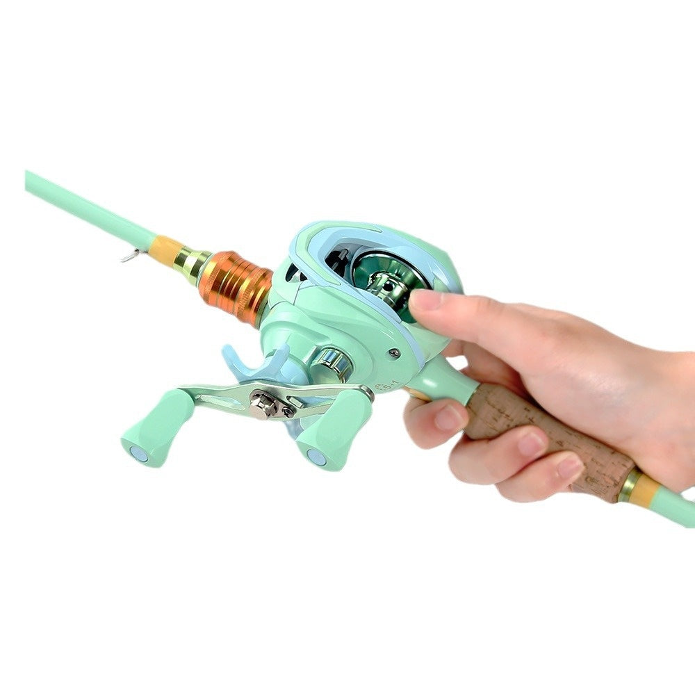 Water Drop Reel 5+1 NMB Sealed Bearing with Drag Alarm Fishing Reel 7.2:1 High Speed Ratio Fishing Reel CP