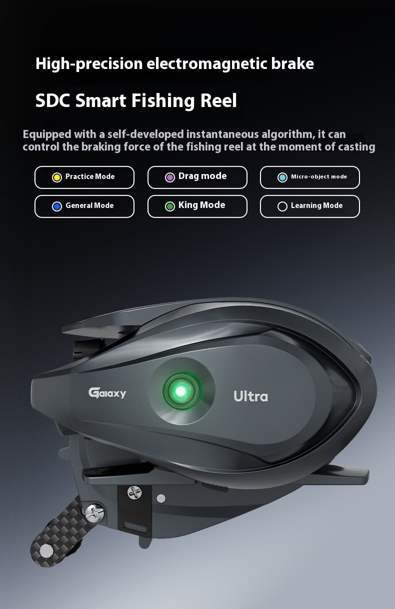 Xinghe SDS Electromagnetic Brake Water Drop Reel Noise Carbon Fishing Reel Fifth Generation Drag Alarm Bluetooth Fishing Reel