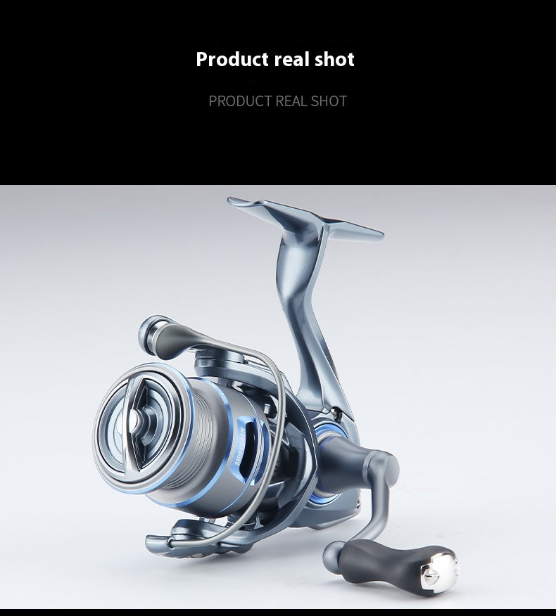 JiFeng Lure Long Casting Spinning Reel, Screw-in Fishing Reel, Carbon Fiber Micro Fishing Reel, 6+1 Gapless Fishing Reel