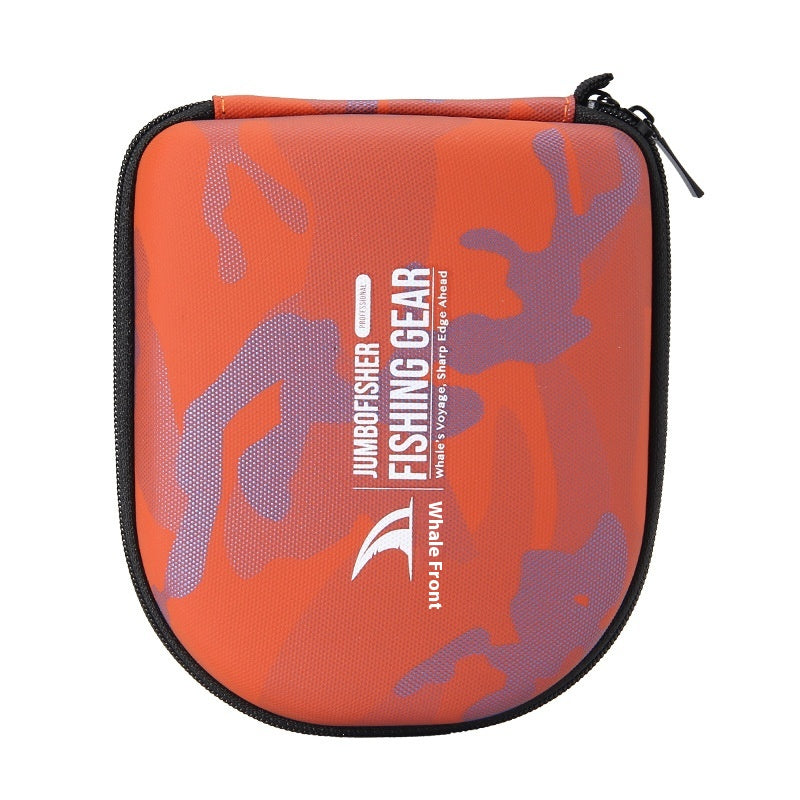 Whale Front Lure Baitcasting Reel Universal Camouflage Storage Bag Thickened Shockproof Fishing Reel Protective Bag Wholesale Fishing Reel Protective Bag