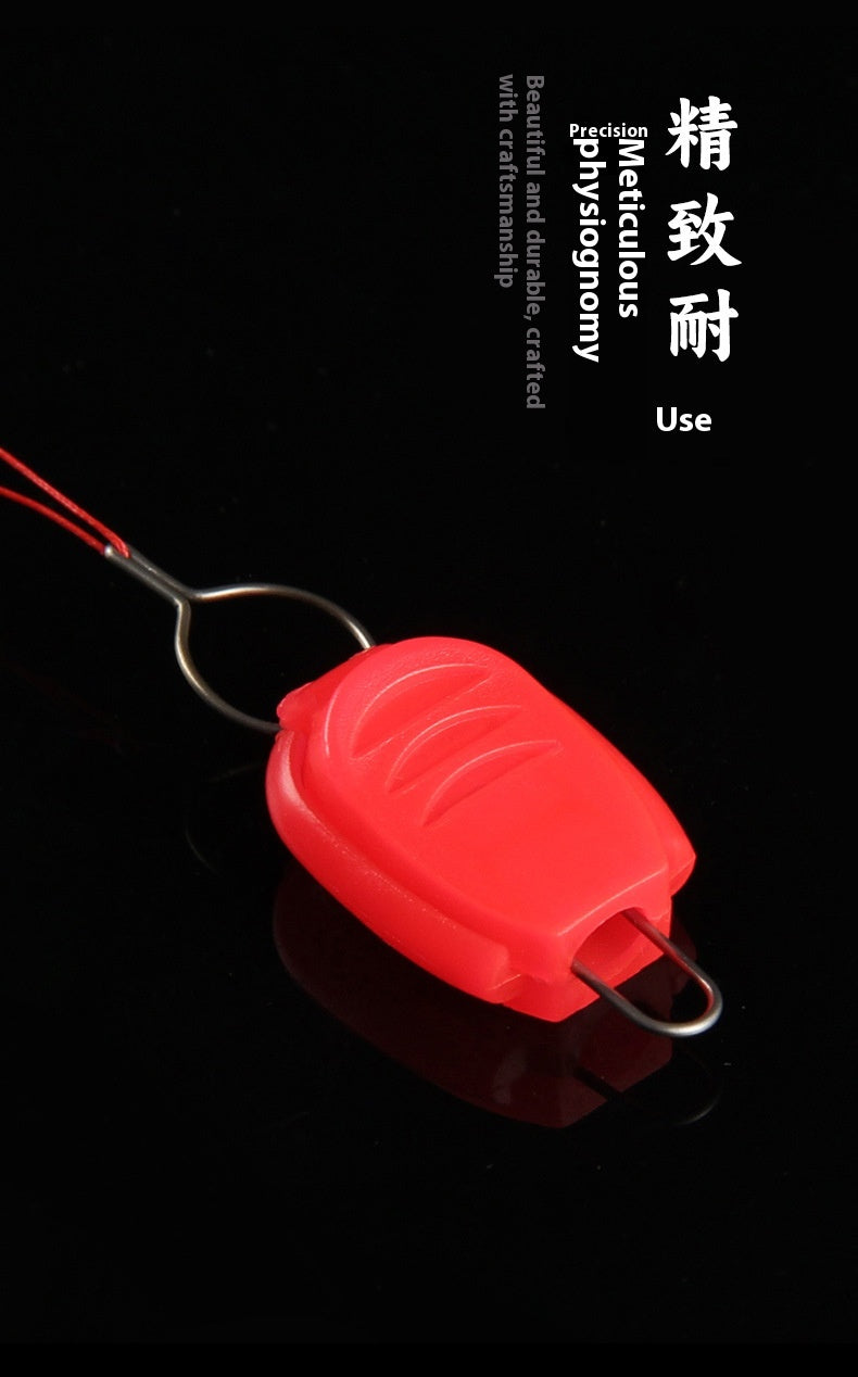 Water Drop Reel Line Stopper Line Stopper Lure Line Clip Small Accessories Wholesale with Silicone Cover 5 Colors