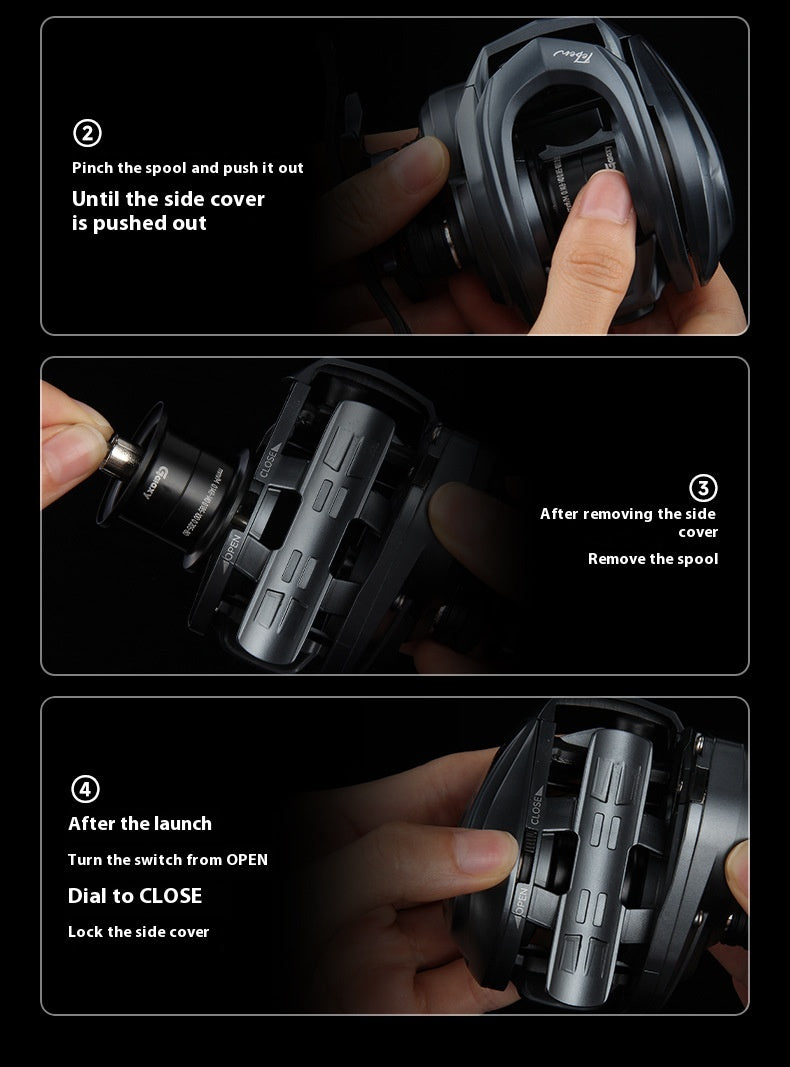 Xinghe SDS Electromagnetic Brake Water Drop Reel Noise Carbon Fishing Reel Fifth Generation Drag Alarm Bluetooth Fishing Reel