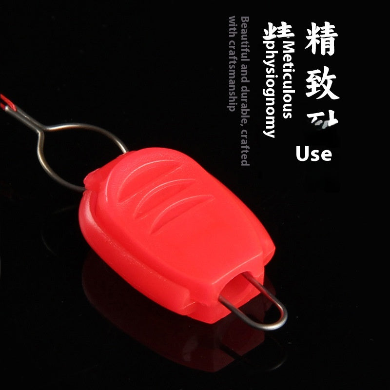 Water Drop Reel Line Stopper Line Stopper Lure Line Clip Small Accessories Wholesale with Silicone Cover 5 Colors