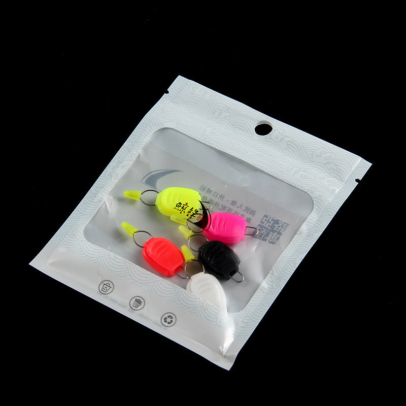 Water Drop Reel Line Stopper Line Stopper Lure Line Clip Small Accessories Wholesale with Silicone Cover 5 Colors