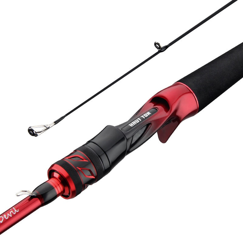 Fishing Rod Micro Lure Rod UL Hardness Long Casting Fishing Rod 1.68m Single Rod Fishing Rod Crappie Rod Fishing Gear