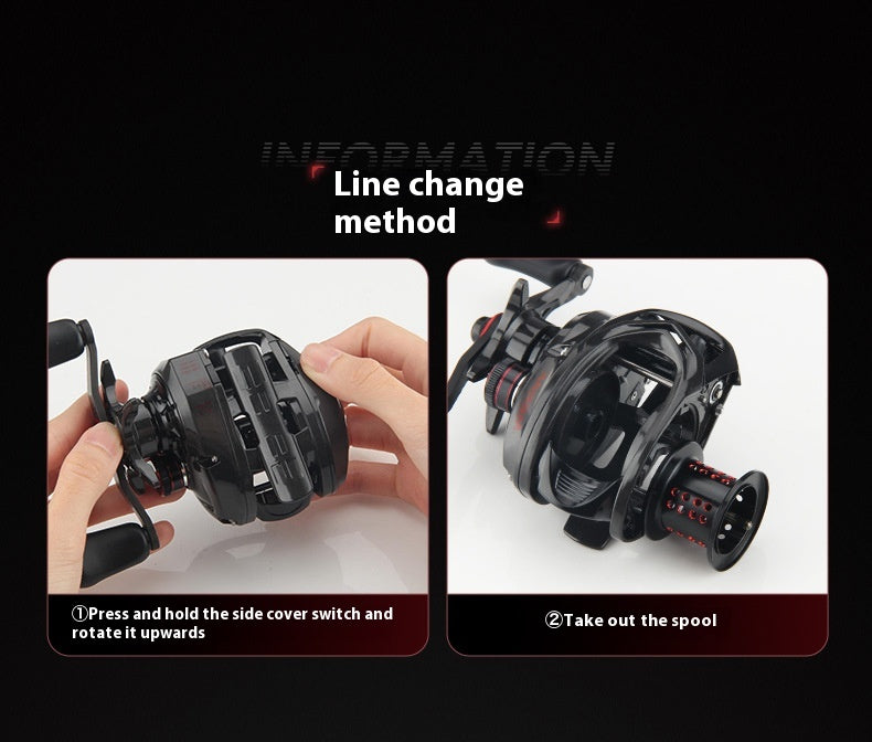 Tianxuan Lure Water Drop Reel Wholesale 5+1BB Carbon Fishing Reel Only 140g Micro Reel Horse Mouth Reel 7.1:1 Fishing Reel