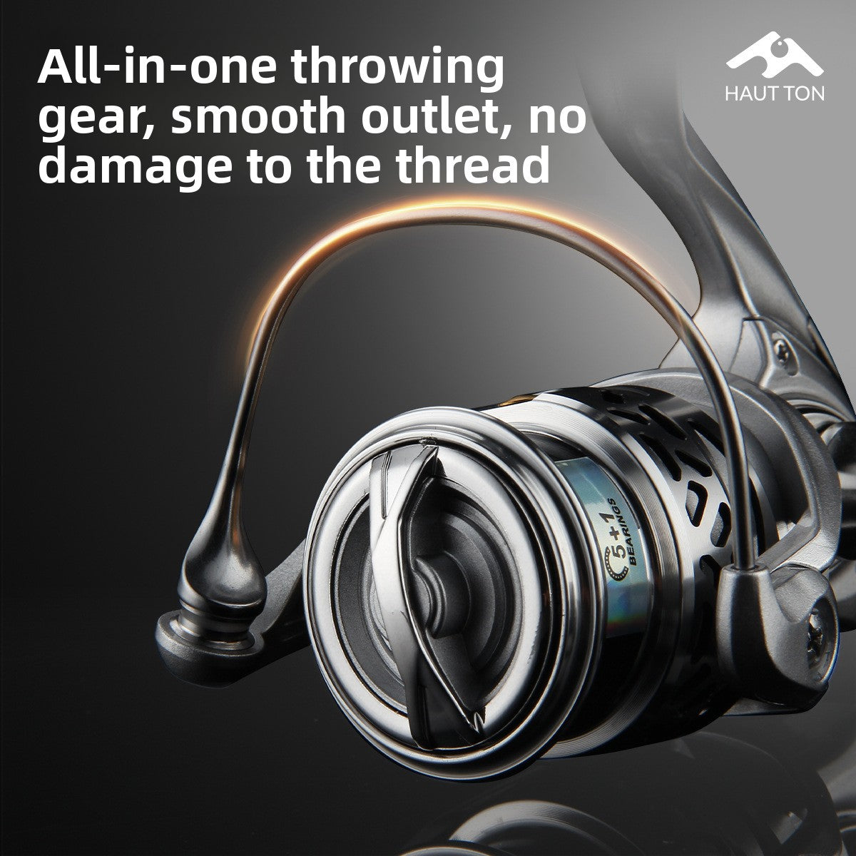 Integrated Casting Line Baitcasting Reel Screw-in Micro Fishing Reel 500 Type 800 Type 5+1 Long Casting Fishing Reel