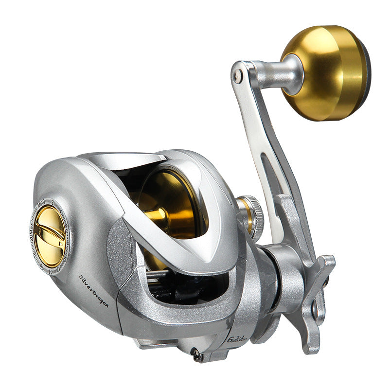 Black Water Drop Reel Thunder Strong Long Casting Fishing Reel Boat Fishing Reel Big Fish Reel Deep Line Cup Lure Reel Sea Fishing Reel