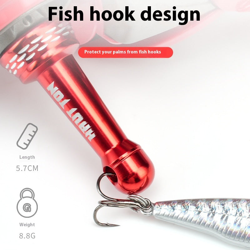 Spinning Wheel Metal Balance Rod Fishing Wheel Anti-Collision Rod Modified Fishing Wheel Rocker Arm Nut Accessories Can Hang Bait