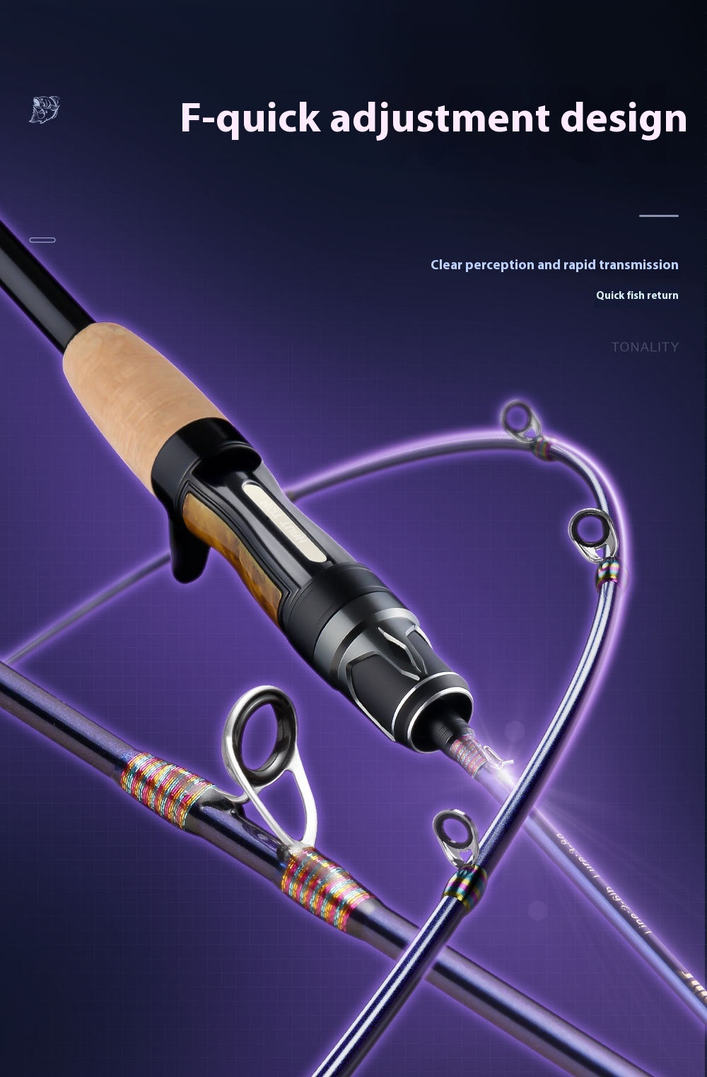 Jiannan Fishing Rod Wholesale UL Adjustable Micro Object Mouth Rod Full Set Fuji O Ring Fishing Rod Carbon Fishing Rod Wholesale