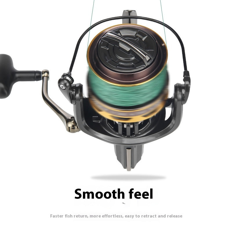 Spinning Reel Long Casting Sea Rod Reel Casting Reel Fishing Reel 12000 Fish Reel Sea Rod Reel Fishing Line Reel Anchor Reel Fishing Gear