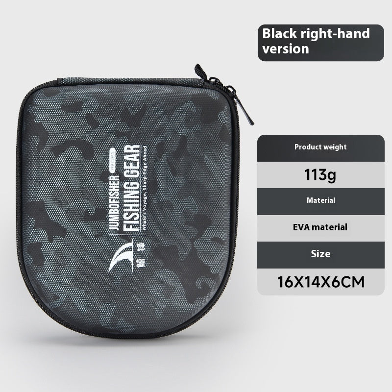Whale Front Lure Baitcasting Reel Universal Camouflage Storage Bag Thickened Shockproof Fishing Reel Protective Bag Wholesale Fishing Reel Protective Bag