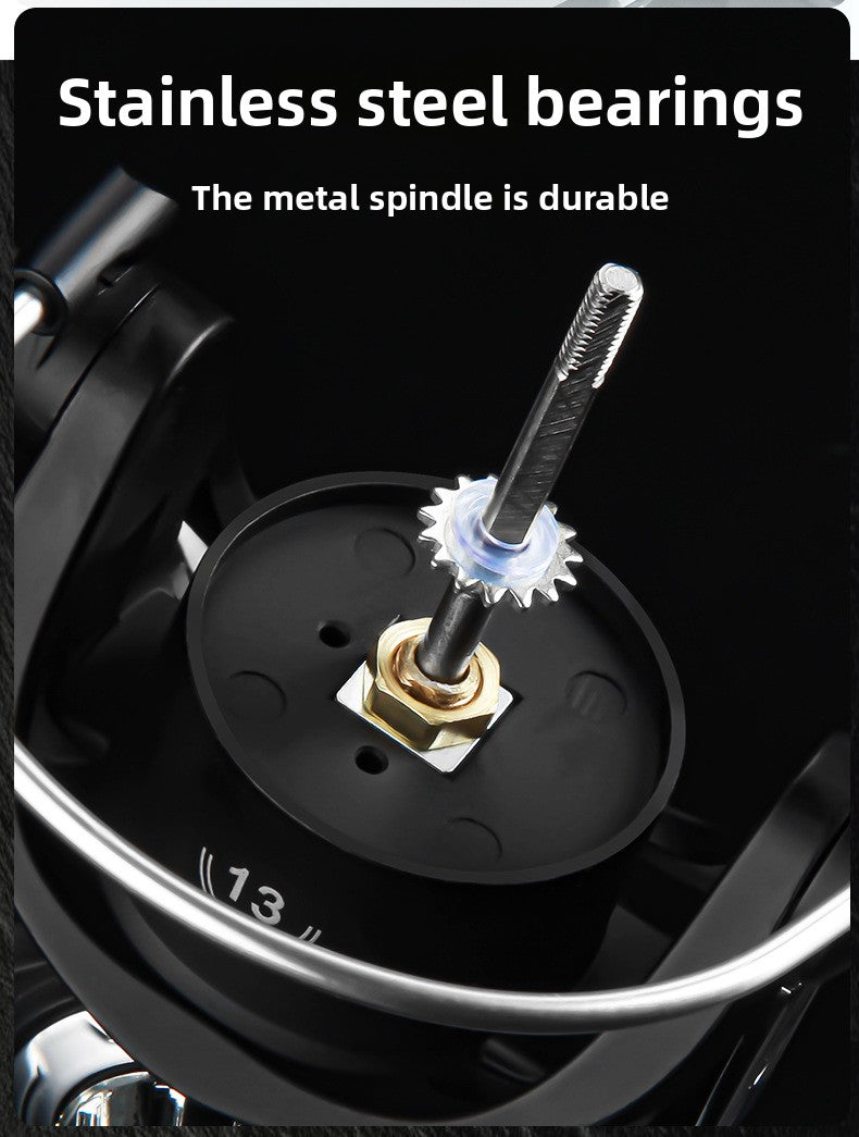 Full Metal Spinning Wheel Wholesale Fishing Wheel Deep Line Cup Lure Wheel Sea Rod Wheel Fish Wheel Anchor Fish Wheel Black Fishing Wheel DV