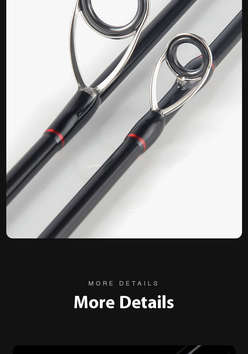 Carbon Cork Lure Rod Wholesale M Adjustment 2.19m Long Casting Fishing Rod ML Hardness Fishing Rod Ice Flame