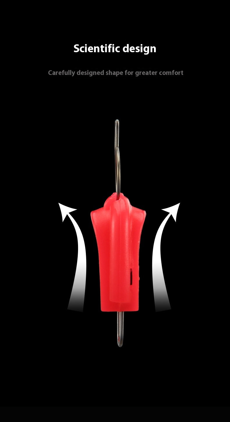 Water Drop Reel Line Stopper Line Stopper Lure Line Clip Small Accessories Wholesale with Silicone Cover 5 Colors