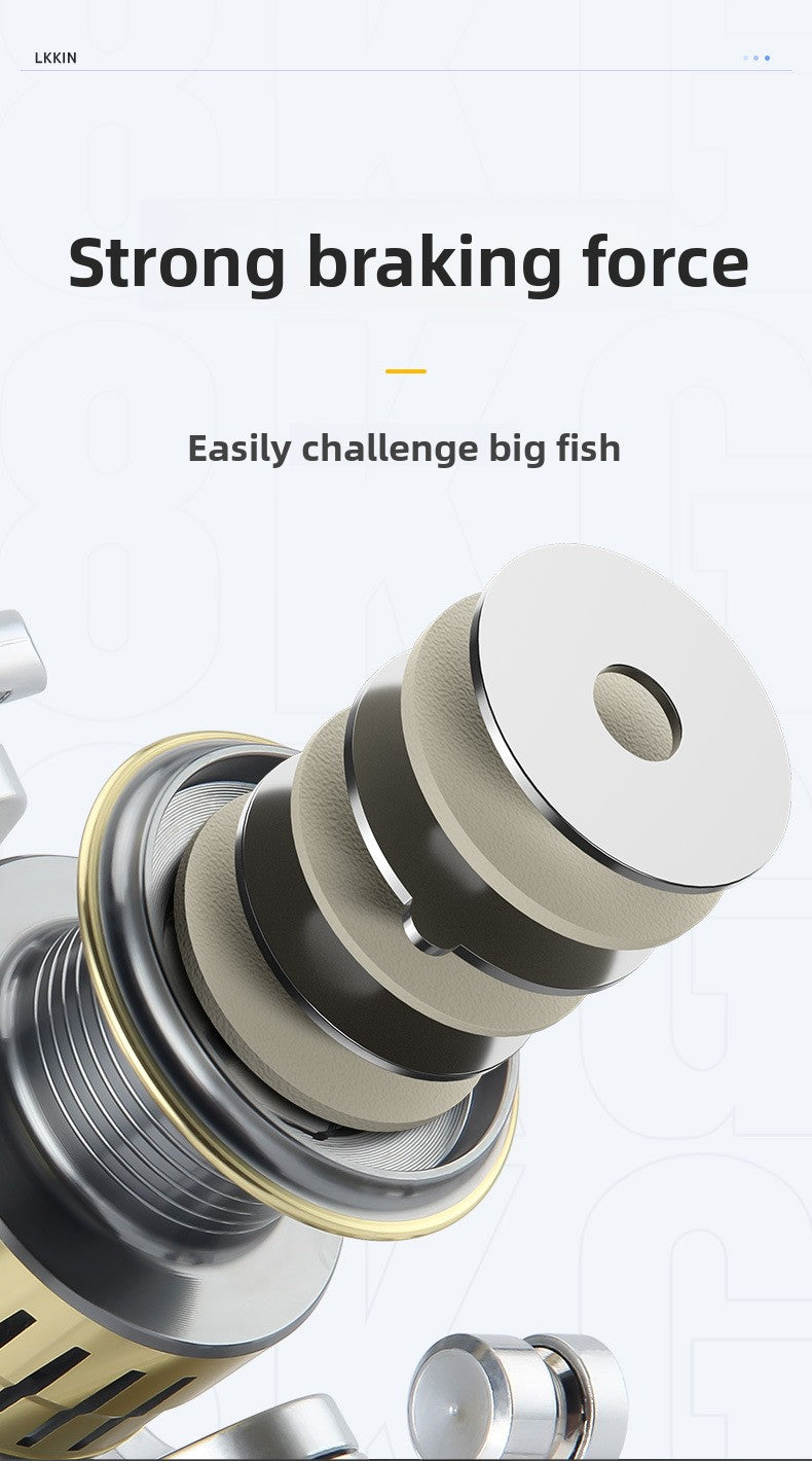 Metal Wheel Foot Spinning Wheel Wholesale Long Casting Sea Rod Fishing Wheel Lure Wheel Black Fishing Wheel Deep Line Cup Sea Fishing Wheel