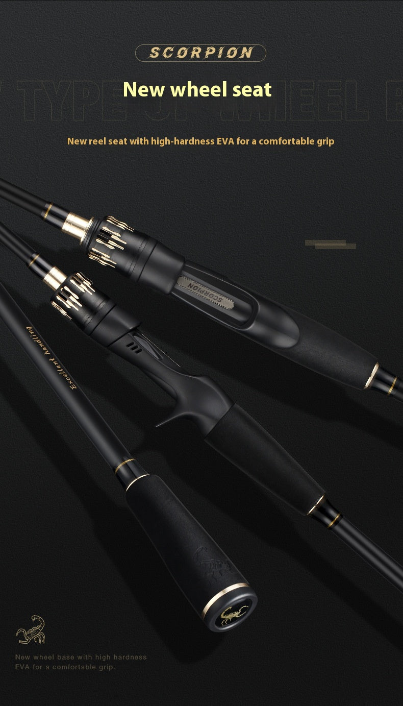 M Tuning Lure Rod Wholesale MH Hardness Lei Qiang Rod Black Rod UL Micro Object Horse Mouth Fishing Rod Long Casting Fishing Rod