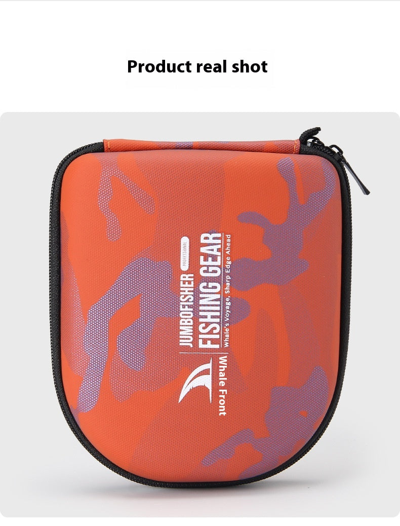 Whale Front Lure Baitcasting Reel Universal Camouflage Storage Bag Thickened Shockproof Fishing Reel Protective Bag Wholesale Fishing Reel Protective Bag