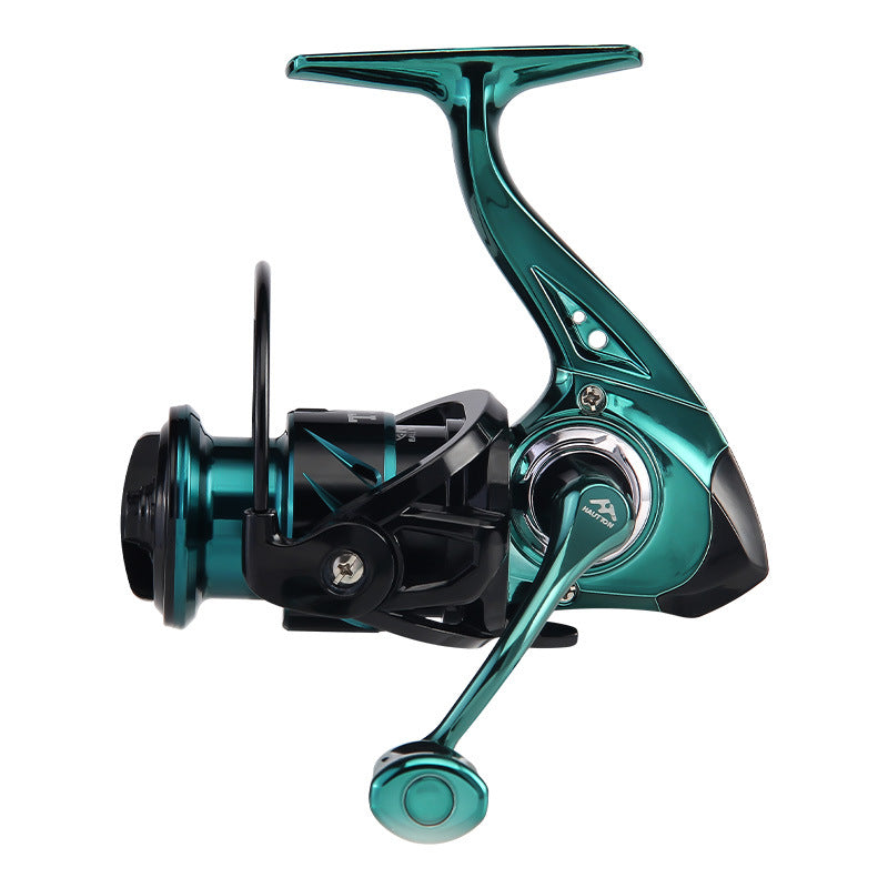 Micro Fishing Reel Deep Line Cup Fishing Reel Sea Fishing Reel Black Electroplated Fishing Reel Lure Spinning Reel